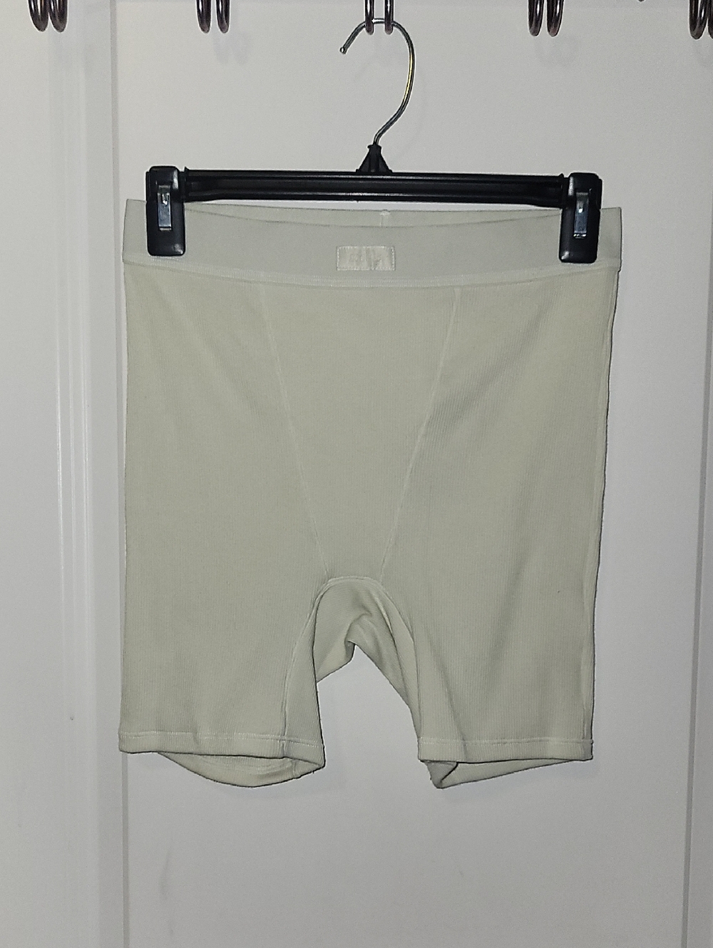 SKIMS Cotton Rib Boxer In Bone S NWT - Picture 11 of 11